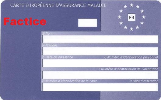 demande de carte europenne d'assurance maladie